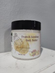 A jar of Inconditionnel L'Amour's Fruits & Sunshine Body Butter